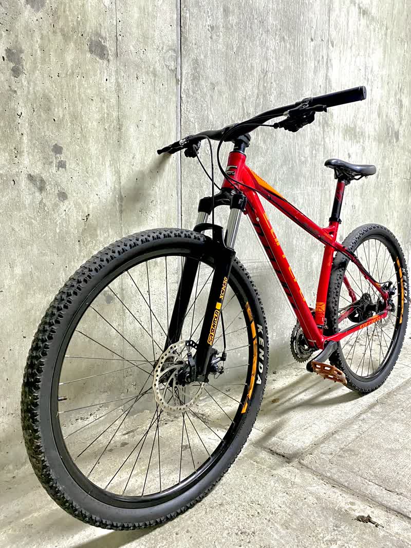 Flipped bike
