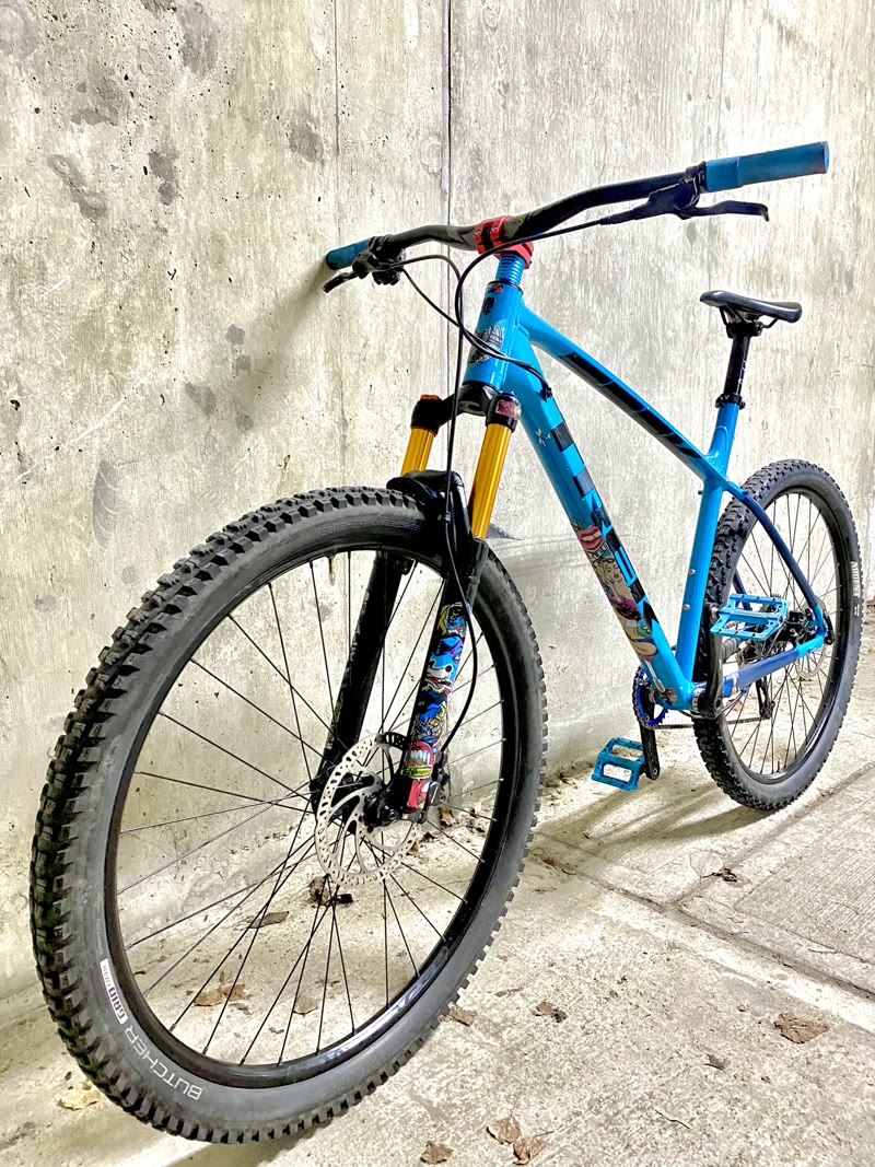 Flipped bike